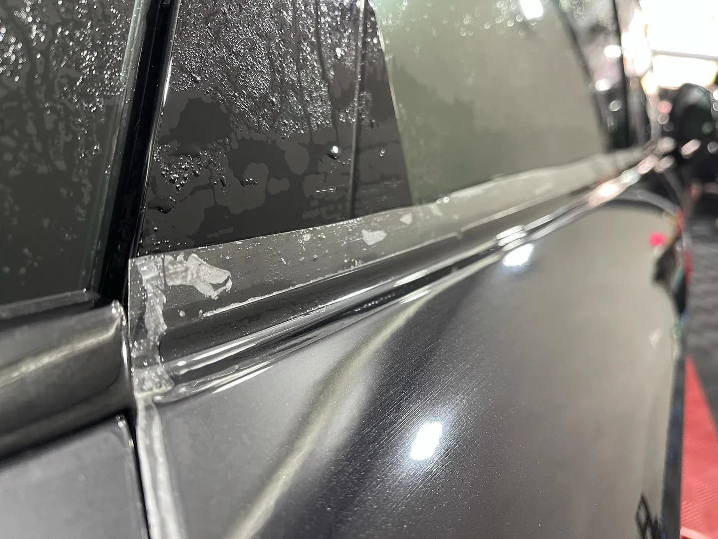 Fase intermediária do PPF no Porsche Macan